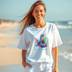 Colourful Sea Lion Splash- T-Shirt