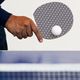 Colourful Sea Turtle Ping Pong Paddle