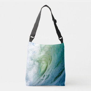 Colourful Sea Waves Crossbody Bag