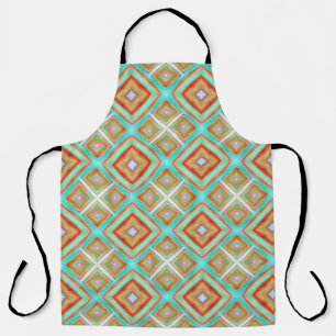 Colourful seamless pattern backgroundabstract, art apron