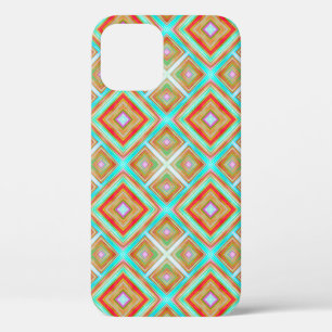 Colourful seamless pattern backgroundabstract, art iPhone 12 case