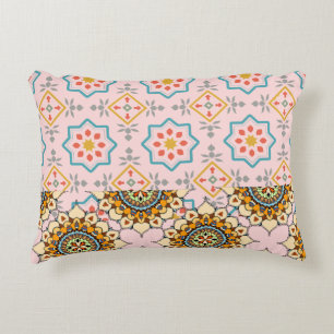 Colourful Seamless Pattern Decorative Cushion