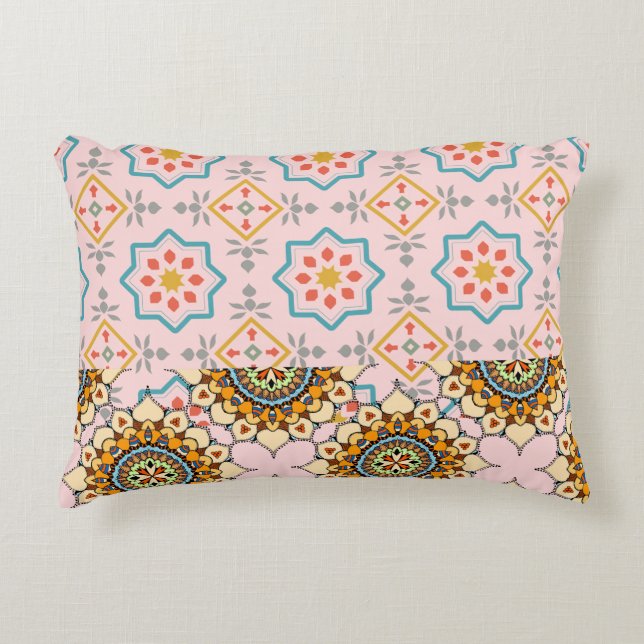 Colourful Seamless Pattern  Decorative Cushion (Front)