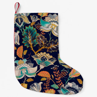Colourful seamless pattern. Floral background. Flo Small Christmas Stocking