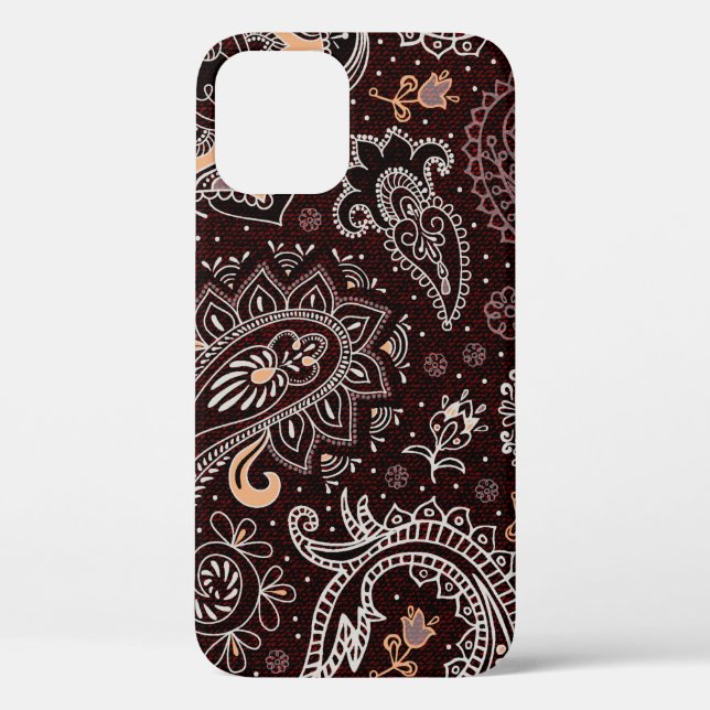 Colourful seamless pattern in paisley style. Vinta Case-Mate iPhone Case (Back)