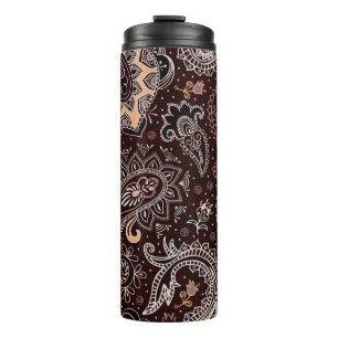 Colourful seamless pattern in paisley style. Vinta Thermal Tumbler