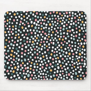 Colourful Seamless polka dots Pastel Pattern Mouse Pad