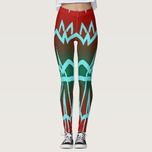 Colourful seamless "Ratti_Creative_Arts" Leggings 