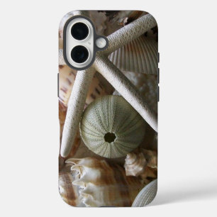 Colourful Seashells, Starfish iPhone 16 Case