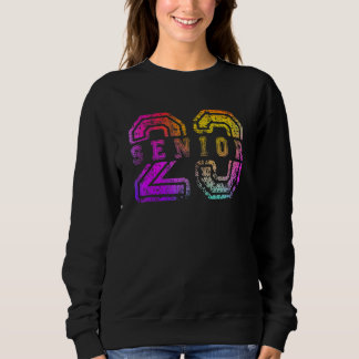 Colourful Senior 2023 Class of 2023 Graduation Vin Sweatshirt