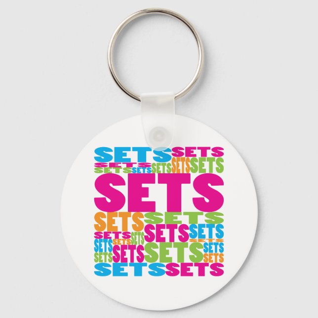 Colourful Sets Key Ring (Front)