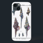 Colourful Seven Seashells iPhone 13 Case<br><div class="desc">Artist Denis Diderot is talented and known for his great sea life images. In this vivid image, he captures Seven colourful Conch seashells in their most natural and unique styles. Conches are often crackled and come in all shape and sizes. Get your seashell product today and enjoy image the ocean...</div>