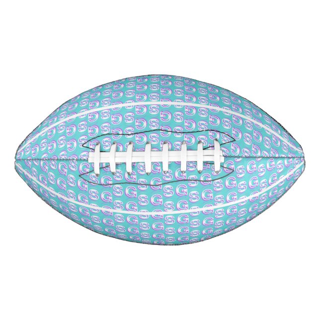 Colourful SG Girls Pink Pattern Kid's Football (Front)