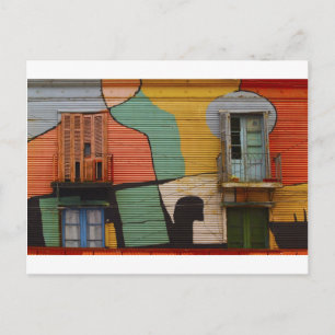 Colourful Shacks Buenes Aires Argentina Postcard