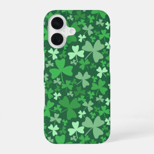 Colourful Shamrocks iPhone 16 Case