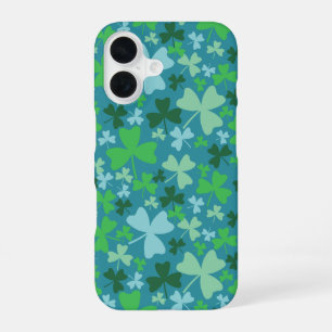 Colourful Shamrocks iPhone 16 Case