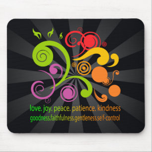 Colourful Shapes, Fruit of the Spirit Mouse Pad