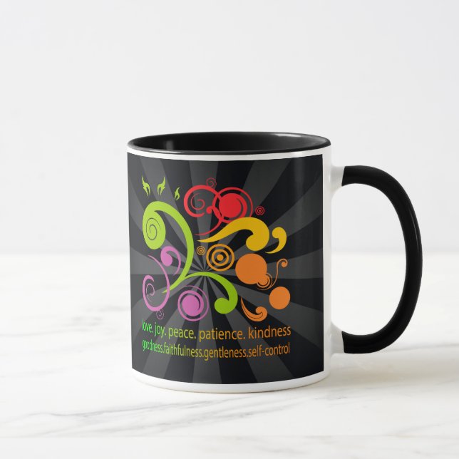 Colourful Shapes, Fruit of the Spirit Mug (Right)