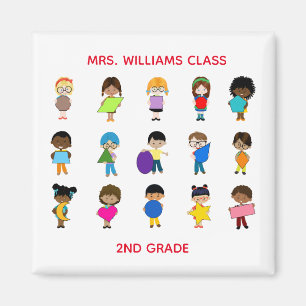 Colourful Shapes Magnet