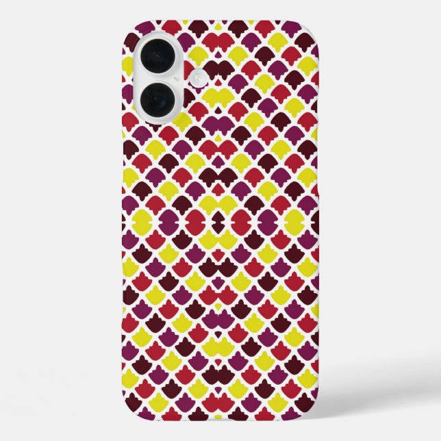 Colourful shapes patterns design Case-Mate iPhone case (Back)