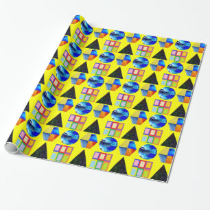 Colourful Shapes Wrapping Paper
