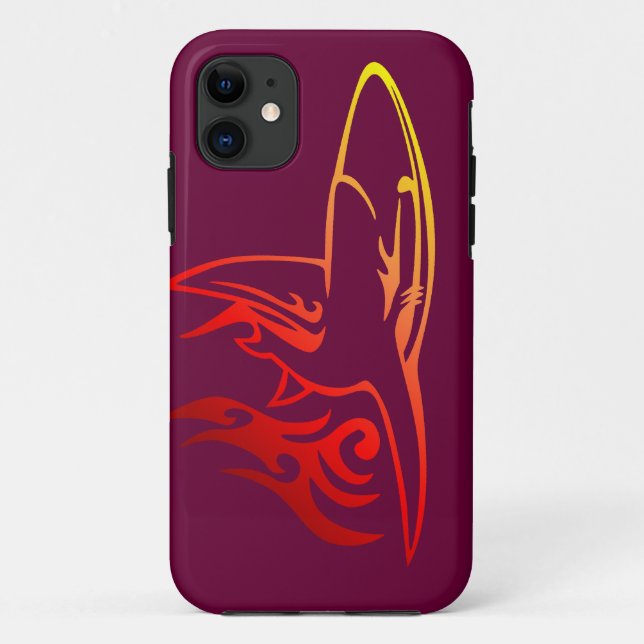 Colourful Shark Art iPhone Cases (Back)