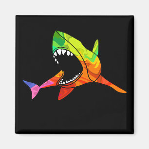Colourful Shark Magnet