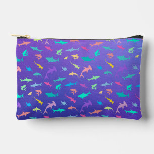 Colourful shark under the sea School Party Accessory Pouch