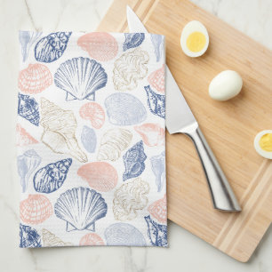 Colourful Shells  Tea Towel