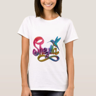 "Colourful Sheyla Graphic Tee" T-Shirt