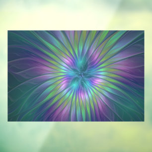 Colourful Shiny Fantasy Flower Abstract Fractal Ar