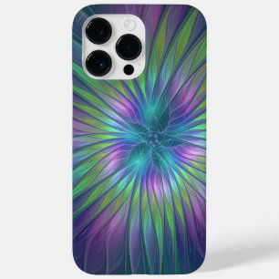 Colourful Shiny Fantasy Flower Abstract Fractal Ar Case-Mate iPhone 14 Pro Max Case