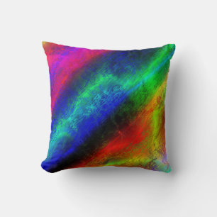 Colourful Shiny Metallic Electric Design Cushion