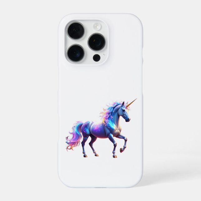Colourful Shiny Unicorn iPhone Case (Back)