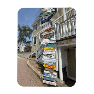Colourful shop signs in Kennebunkport Maine Magnet