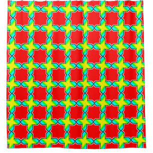 Colourful Shower Curtain, Digital Design Curtain,  Curtain