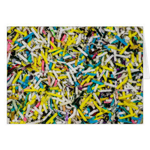 Colourful Shredded Paper