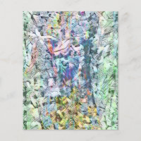 Colourful shreds scrapbook paper