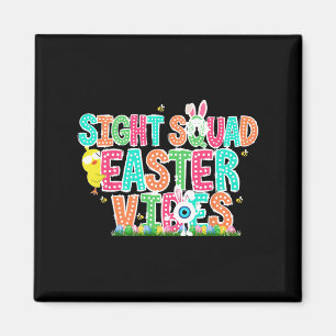 Colourful Sight Squad Easter Vibes Optometric Tech Magnet