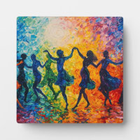 Colourful Silhouettes Dancing