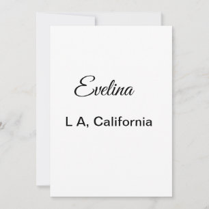 Colourful simple add your name city image invitation