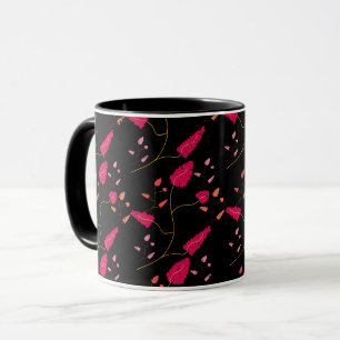 Colourful Simple Flowers Floral Pattern Mug