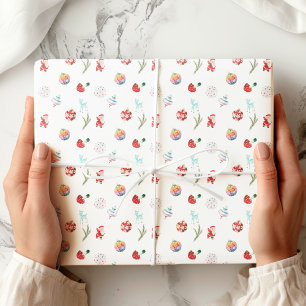 Colourful Simple Merry Christmas Wrapping Paper