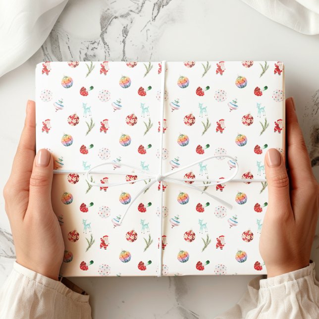 Colourful Simple Merry Christmas Wrapping Paper (Creator Uploaded)