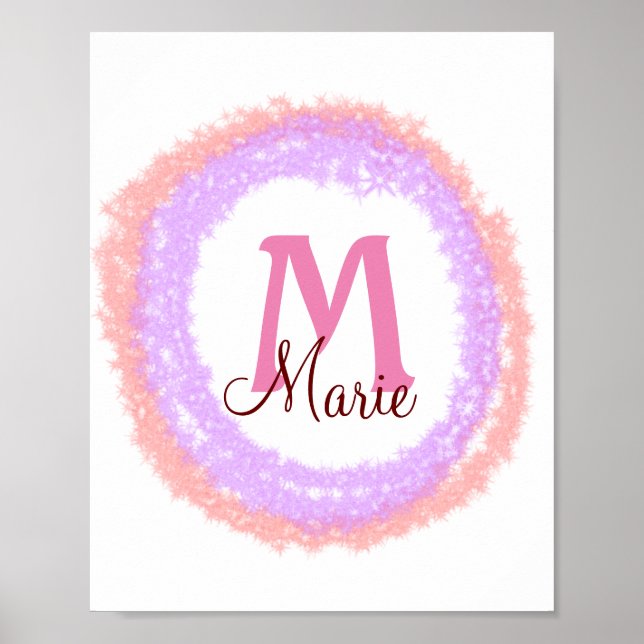 Colourful simple minimal add your text image poster (Front)