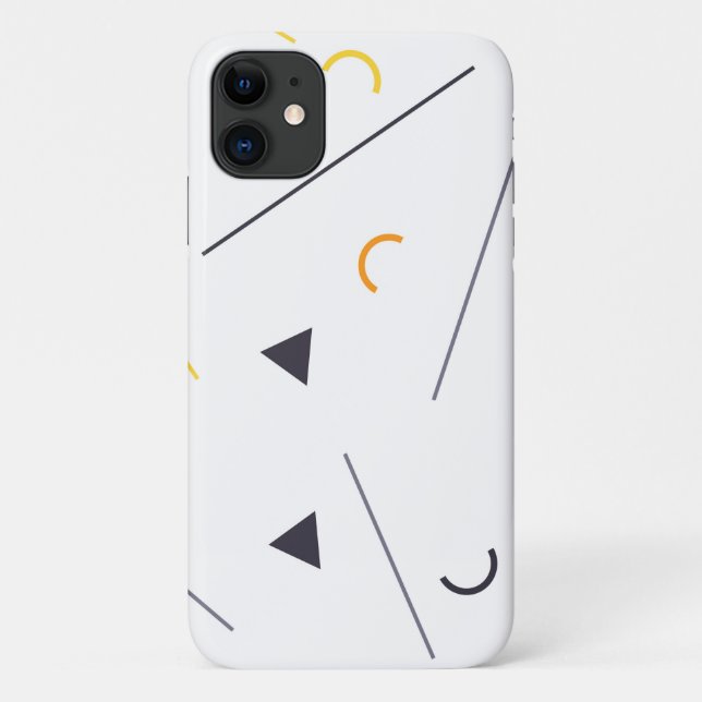 Colourful, simple, trendy, urban geometric design Case-Mate iPhone case (Back)