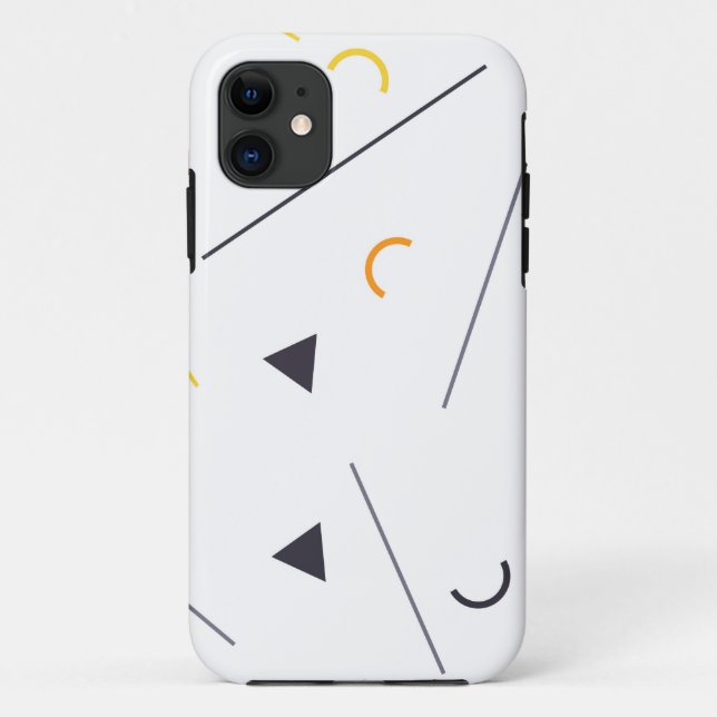 Colourful, simple, trendy, urban geometric design Case-Mate iPhone case (Back)