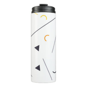 Colourful, simple, trendy, urban geometric design thermal tumbler
