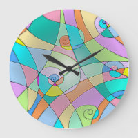 Colourful Simulated Stained Glass in Pastels