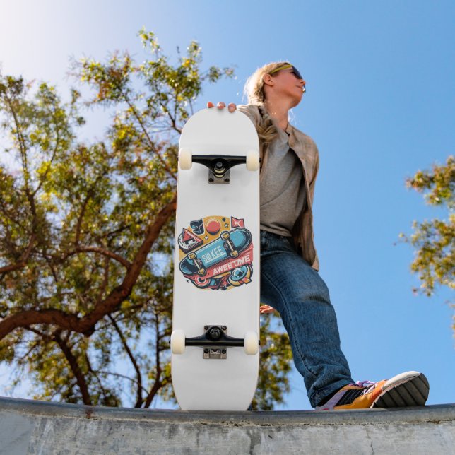 Colourful Skateboard Sokee Aweetime Skateboard (Outdoor 1)